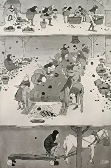 Screening and Picking Print, c. 1930 by Robinson