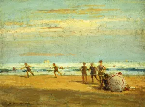 By the Seaside, (oil on board) By the Seaside, (oil on board)