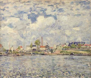 The Seine at Point du Jour, 1877 (oil on canvas) The Seine at Point du Jour, 1877 (oil on canvas)