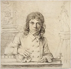 Self-portrait at the Age of 24, 1779 (pen & ink on paper) Self-portrait at the Age of 24, 1779 (pen & ink on paper)