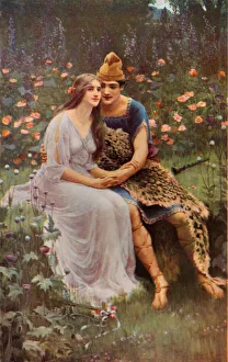 Shakespeare: Florizel and Perdita, The Winter's Tale, Act IV, Scene 3 (colour litho) Shakespeare: Florizel and Perdita, The Winter's Tale, Act IV, Scene 3 (colour litho)