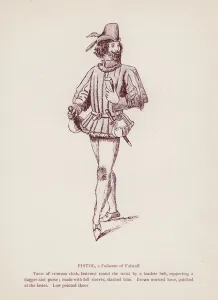 Shakespeare's The Merry Wives of Windsor: Pistol, a Follower of Falstaff (litho) Shakespeare's The Merry Wives of Windsor: Pistol, a Follower of Falstaff (litho)