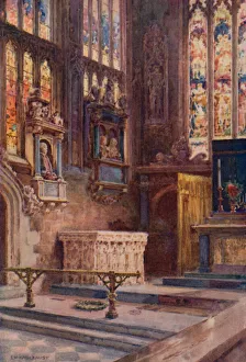 Shakespeare's Tomb and Memorial (colour litho) Shakespeare's Tomb and Memorial (colour litho)