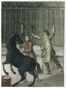 A Shaman Banishing the Evil Spirits of a Sick Person, Siberia, c A Shaman Banishing the Evil Spirits of a Sick Person, Siberia, c