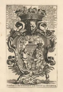 The share-jobber and the ghost of Aesop (engraving) The share-jobber and the ghost of Aesop (engraving)