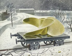Ship's Screw on a Railway Truck (watercolour over graphite, on paper) Ship's Screw on a Railway Truck (watercolour over graphite, on paper)
