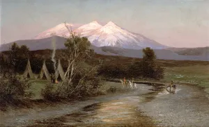 Sierra Blanca at Sunset Looking East from Palmilia, New Mexico, 1894 (oil on canvas) Sierra Blanca at Sunset Looking East from Palmilia, New Mexico, 1894 (oil on canvas)