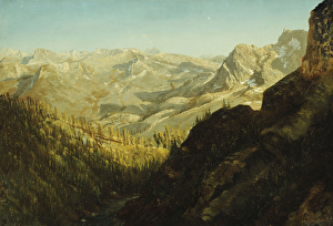 Sierra Nevada Mountains, California, (oil on paper) Sierra Nevada Mountains, California, (oil on paper)