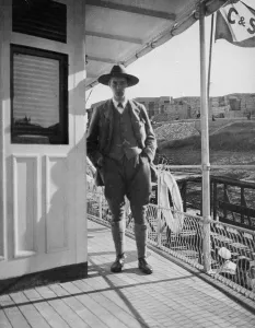 Sightseeing trip along the Nile, aboard the SS Rameses the Third, 1904 (b/w photo) Sightseeing trip along the Nile, aboard the SS Rameses the Third, 1904 (b/w photo)