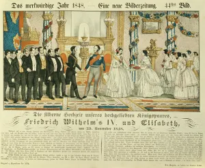 Silver wedding anniversary of Frederick William IV of Prussia and his wife Elizabeth Silver wedding anniversary of Frederick William IV of Prussia and his wife Elizabeth