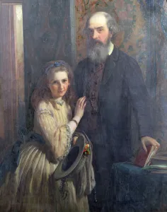 Sir William FitzHerbert with his daughter, Ida, 1862 Sir William FitzHerbert with his daughter, Ida, 1862