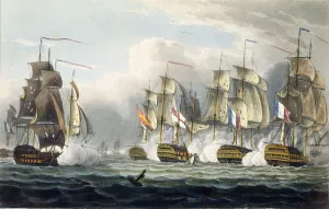 Situation of the HMS Bellerophon after the death of her commander Captain Cooke at Situation of the HMS Bellerophon after the death of her commander Captain Cooke at