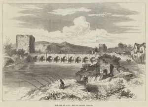 Sketches in Spain, the Old Bridge, Cordova (engraving) Sketches in Spain, the Old Bridge, Cordova (engraving)