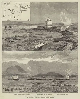 Sketches at Suakin, showing the Enemy's Position (engraving) Sketches at Suakin, showing the Enemy's Position (engraving)