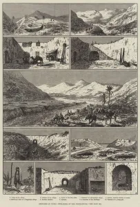 Sketches in Tunis, Dwellings of the Troglodytes (engraving) Sketches in Tunis, Dwellings of the Troglodytes (engraving)