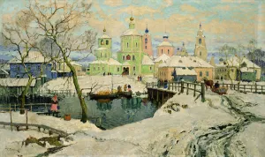 The small village Torzhok, 1917 (oil on canvas) The small village Torzhok, 1917 (oil on canvas)