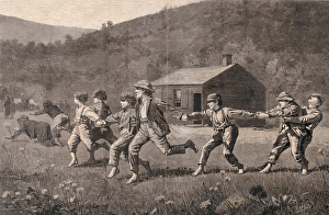 Snap--the-Whip, September 20, 1873 (engraving) Snap--the-Whip, September 20, 1873 (engraving)