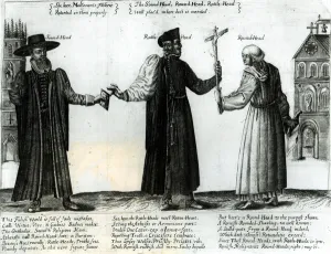 Soundhead, Rattlehead, Roundhead, 1642 (engraving) (b/w photo) Soundhead, Rattlehead, Roundhead, 1642 (engraving) (b/w photo)