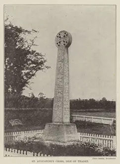 St Augustine's Cross, Isle of Thanet (b/w photo) St Augustine's Cross, Isle of Thanet (b/w photo)