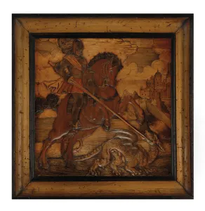 St. George and the Dragon, Eger workshops (stained wood) St. George and the Dragon, Eger workshops (stained wood)