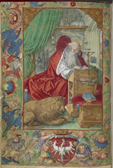 16th Century Art Prints: St Jerome writing