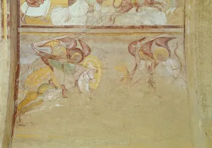 St. Michael and the Angels Fighting the Dragon, detail of the Apocalypse from the narthex, c St. Michael and the Angels Fighting the Dragon, detail of the Apocalypse from the narthex, c
