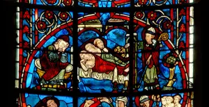 The St. Nicholas window (stained glass) (detail of 345117) The St. Nicholas window (stained glass) (detail of 345117)