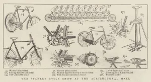 The Stanley Cycle Show at the Agricultural Hall (engraving) The Stanley Cycle Show at the Agricultural Hall (engraving)