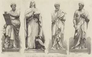 Statues by Thorwaldsen in the Church of Notre Dame, at Copenhagen (engraving) Statues by Thorwaldsen in the Church of Notre Dame, at Copenhagen (engraving)