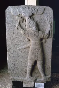 Stele of the Storm God Teshub, from Korkun, Turkey (basalt) Stele of the Storm God Teshub, from Korkun, Turkey (basalt)