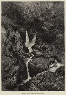 Stock Gill Force, near Ambleside, Windermere (engraving) Stock Gill Force, near Ambleside, Windermere (engraving)