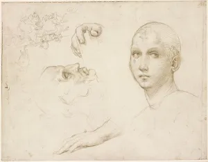 Studies for the Trinity of San Severo and a sketches after Leonardo, WA1846 Studies for the Trinity of San Severo and a sketches after Leonardo, WA1846