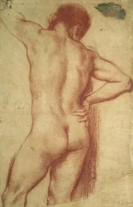 Study of a nude Man (red chalk on brownish paper) Study of a nude Man (red chalk on brownish paper)