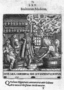 Stultorum Medicus from Proscenium vitae humanae Sive Emblematum secularium' Stultorum Medicus from Proscenium vitae humanae Sive Emblematum secularium'
