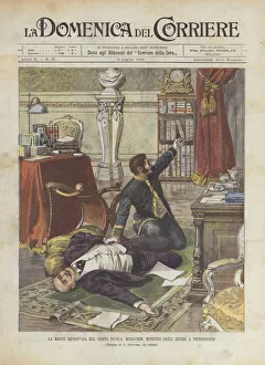The Sudden Death of Count Nicola Muraview, Foreign Minister in Petersburg (colour litho) The Sudden Death of Count Nicola Muraview, Foreign Minister in Petersburg (colour litho)