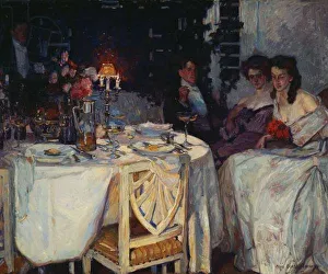 Summer Evening; Sommerabend, 1911 (oil on canavs) Summer Evening; Sommerabend, 1911 (oil on canavs)