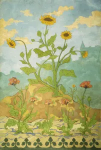 Sunflowers and Poppies; Soucis et Pavots, 1899 (oil on canvas) Sunflowers and Poppies; Soucis et Pavots, 1899 (oil on canvas)