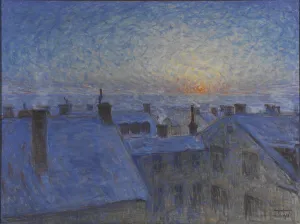 Sunrise over Stockholm rooftops, 1903 (oil on canvas) Sunrise over Stockholm rooftops, 1903 (oil on canvas)