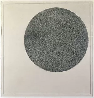 Kazimir Malevich Collection: Suprematist element: circle (oil on canvas, 20th century)
