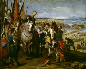 The Surrender of Julich, 1634-5 (oil on canvas) The Surrender of Julich, 1634-5 (oil on canvas)