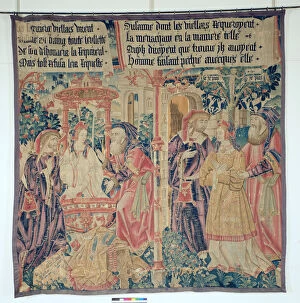 Images Dated 1st June 2005: Susanna and the Elders, central panel from the Story of Susanna (tapestry)