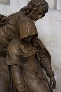 The Swoon of the Virgin, 1531 (see also 279610 and 279616) (walnut) The Swoon of the Virgin, 1531 (see also 279610 and 279616) (walnut)