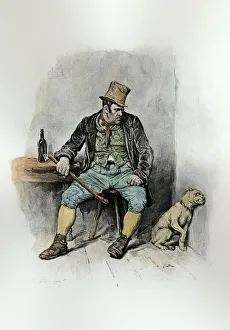 Bill Sykes and his dog, from Charles Dickens: A Gossip about his Life, by Thomas Archer, published c Bill Sykes and his dog, from Charles Dickens: A Gossip about his Life, by Thomas Archer, published c
