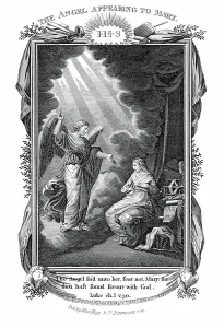 Archangel Gabriel Prints: The Annunciation, 1808 (engraving)