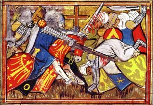 Crusades Artwork Prints: The battle of Danith in 1119