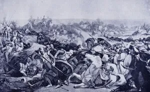 British Forces In India Prints: The Battle of Miani, 1843