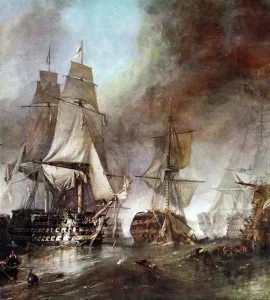 European Union History Images Prints: The Battle of Trafalgar, 1805