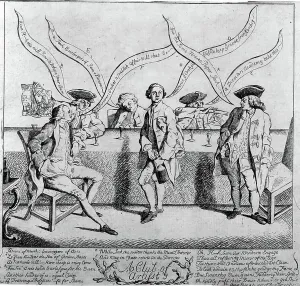 William Hogarth Artist Prints: A club of artist's (etching)