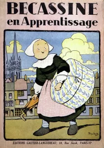 Fine Art Print: Becassine in Learning, Paris 1920s