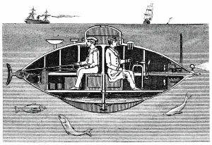 Russian Naval Force Prints: Electrically powered submarine
